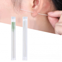 60pcs Earrings Hole Cleaner Disinfection Ear Wires Hole Cleaning Line Piercing Ear Piercing Cleaning Line