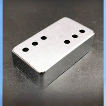 2Pcs 3+3 Brass 70x39mm Pickup Covers /Lid/Shell/Top 6 Holes for Electric Guitar Humbucker Covers 50/52MM Chrome/Gold/Black