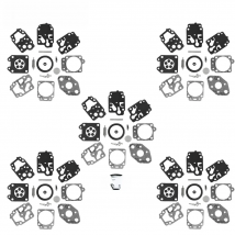5pcs Carburetor Repair Rebuild Gasket Kit For Walbro K20-WYL WYL Series Carb Honda GX22 GX31 Echo Makita Ryobi Stihl Chainsaw