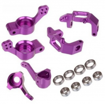 HSP 1/10 Aluminum alloy Steering combination Upgrade kit 102010 102011 102012 102068 Ball Bearing For 94123 94111 94107 94170