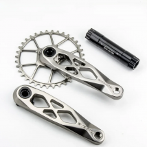 EVOSID Ultralight MTB Bike Crank 165mm DUB Axis 29mm Mountain Bicycle Crankset 170mm 3-nail Straight Installation For Enduro AM