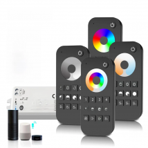 5 in 1 LED Strip Controller 12V 24V DC Tuya Smart Life WIFI 2.4G RF Remote Controler WT5 for DIM RGB CCT RGBW RGBWW RGBCCT Light