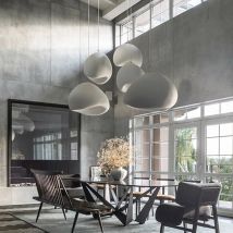 Nordic Minimalist Wabi sabi E27 Led Pendant Lights Lustre Living Room Chandelier Home Decor Bedroom Loft Hanging Lamp Fixture