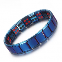 Tourmaline Energy Balance Bracelet Stainless Steel Elastic Magnetic Bracelets For Women Power Healthy Medical Bracelet Jewelry