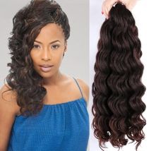 Synthetic 20" 9" Water Wave Crochet Hair Braiding Synthetic Hair For African Braids Wholesale Hair Extensions For Women
