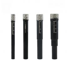 6 8 10 12 MM Round Handle Dry Brazed Diamond Hole Saw for Porcelain Tiles Marble Glass Ceramic Crowns Drill Bit