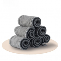 Happyflute Absorbent 5 Layers Bamboo Charcoal Insert Reusable Baby Nappy Diaper Insert For Baby Cloth Diaper Nappy