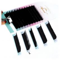 AGUUD L+ LC LD LU(M) L Individual Eyelashes Extension Matte Mink Volume Eyelash Extension L+/LU/M Curl Makeup false Lashes