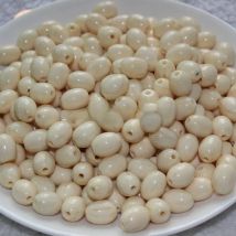 100pcs High imitation ivory 8mmx12mm oval shaped beads jewelry beads Bracelet accessories