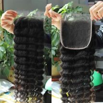 Phashion Full Long Real HD 5x5 Lace Closue 30 28 inch Skinlike Swiss Frontal Only Kinky Curl Straight Loose Deep Wave Human Hair