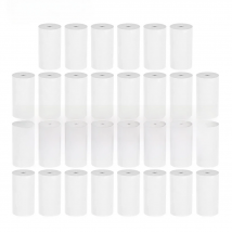 57*25mm Thermal Paper 30 Rolls White Children Camera Instant Print Kids Camera Printing Paper Replacement Accessories Parts