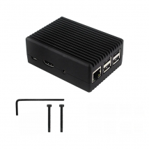 Raspberry Pi 3B Plus Aluminum Alloy Case Passive Cooling Heat Sink Armor Heat Dissipation Metal Shell for Raspberry Pi 3 Model B