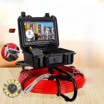 9" DVR 16GB 23mm Lens SYANSPAN Pipe Inspection Camera IP68 Video Camera Drain Sewer Pipeline Industrial Endoscope