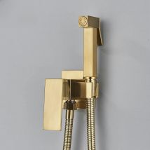 Matte Black Bidet Shower Faucets Brass Hygienic Shower Spray Airbrush Tap Hot and Cold Water Mixer Toilet Spray Bidet Shower