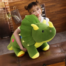 40-100cm Creative Big Plush Soft Triceratops Stegosaurus Plush Toy Dinosaur Doll Stuffed Toy Kids Dinosaurs Toy Birthday Gifts