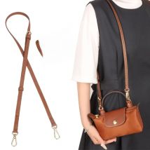 1 Set Bag Strap For Longchamp Mini Punch-free Genuine Leather Shoulder Strap Set Transformation Crossbody Strap Bag Accessories