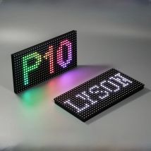 P10 Outdoor LED Panel Full Color Display Module SMD 3IN1 1/4 Scan 320mmx160mm Hub75 Port Seen In Sunlight