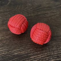 2Pc Monkey Fist Chop Cup Balls (1Regular & 1Magnetic) Magic Tricks Close Up Illusions Gimmicks Props Mentalism Magia Accessories