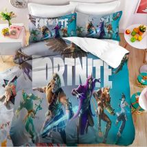 Fortnites Bedding Set Quilt Cover Pillowslip Cartoon Anime Bedroom Supplies Party Decoration New Kids Birthday Cute Kawaii Gifts