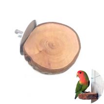 Natural Wood Pet Parrot Raw Wood Fork Tree Branch Stand Rack Squirrel Bird Hamster Branch Perches Chew Bite Toys Stick