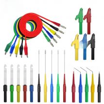 JZDZ 25pcs Multi-meter Test Lead Kit Alligator clip to 4 mm Banana Plug Test probe back Probes Kit JT8008