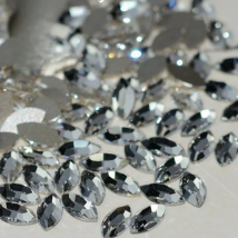 Crystal Castle Flat 3D Nail Art Drop Horse Eyes Oval Strass Shoes Stones Blingbling Glass Diy Rhinestones For Crafts