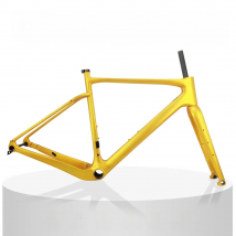 T1000 Carbon Gravel Frame 700C*45C BB386 140/160 Flat Mount Disc Brake Gravel Bicycle Frameset Road Bike Frame Cyclocross Bike