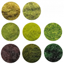 30G/bag Tree Powder 3-8MM Static Grass Flocking Foliage HO OO N Z Scale Railway Train Landscape Military Scene Sand Table Layout