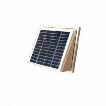 2.5W Plastic Solar Wall Fan Airduct Diameter Φ100mm Ventilator Extractor 68CFM Brushless DC Motor  for Shed