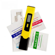 High Accuracy 0.01 Digital PH Meter Tester for Water Food Aquarium Pool Pocket Size PH Tester Large LCD 0-14PH With Battery