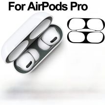Metal Dust Guard Sticker Case for Apple AirPods Pro 2 Dust Guard Protective Anti-scratch Earbuds Film Headphone Box Accessories