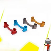 2PCS RCAWD Alloy Steering Hub Carrier For Rc Hobby Model Car 1/10 Kyosho Optima 4Wd Steering Blocks Knuckle Arm Buggy Off-Road