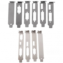 1pc Low or Hh Profile Bracket Adapter DVI DP VGA baffle Port For Half Heht Full-Heht Graphic Video Card Set