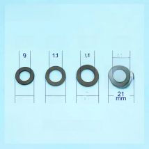Wasourlf 10PCS M16 M18 M20 M22 Male Thread Female Thread Aerator Gasket Rubber Ring Hermetic Seal Thickness 2mm Water Accessory