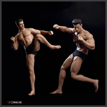 TBLeague Phicen TM01A TM02A 1/12 Suntan Skin Super-Flexible Seamless Steel Stainless Skeleton Male Body 6'' Action Figure Doll