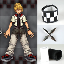 Athemis Cool Kingdom Hearts Roxas Cosplay Costumes Accessories Bracelet Pedant Finger Sets