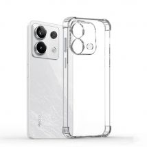 Shockproof Phone Case for Xiaomi Redmi Note 13 Pro 4G 12 Pro Plus 5G Transparent Clear Silicone Bumper Soft TPU Back Cover