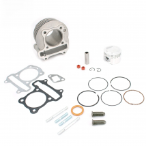 Glixal GY6 105cc Chinese Scooter Engine 52mm Big Bore Cylinder kit with Piston Kit for 4T 139QMB 139QMA JONWAY ZNEN Roketa Moped