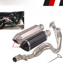 Motorcycle Full Systems Exhaust Escape For Kawasaki Ninja 650 ER6N Versys 650 ER6F 2012-2023 Front Link Pipe Muffler DB Killer