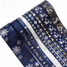 21702-1 Easter Christmas Cartoon Ribbons,3/8"(10MM),10Yards Bow Cap Accessories Party Gift Wrap DIY Handmade Materials