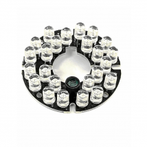 90 degrees CCTV Accessories infrared light 24 Grain IR LED board for Surveillance cameras night vision diameter 44mm