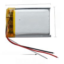 XINJ  3.7V 470mAh 1.74Wh Polymer Li Lithium Battery 582535 Lipo 3-Wires Thermistor Use in Bluetooth GPS Driving Recorder Dashcam