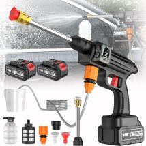 Pistola ad acqua per generatore di schiuma per pistola per lavaggio auto ad alta pressione elettrica senza fili portatile per accessori per la pulizia dell'auto del giardino domestico