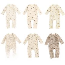 0-24M Newborn Kid baby Boys Girls Clothes Spring Print Romper Cute Sweet Cotton Jumpsuit Long Sleeve Cotton Fall Baby Outfit