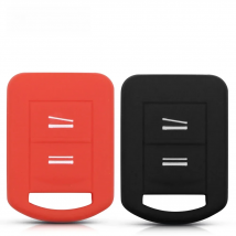KEYYOU For Vauxhall Opel Corsa Agila Meriva Combo 2 Button Remote Car Key Cover Skin Silicone Fob Case