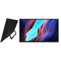 18.5 inch 4K UHD 3840*2160 portable monitor 60Hz, Full function type-C*2, Micro HDMI, foldable stand, VESA for mounted