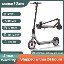 Ladped Electric Scooter 31KM Range 4 Speed Modes Smart APP Control 350W Motor 8.5inch ExplosionProof Tires Dual Brake System