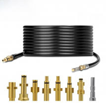 6M High Pressure  Washer Sewer Drain Cleaning Hose Sewer and sewage Pipe Cleaning Hose for Karcher Bosch Nilfisk Parkside Guns