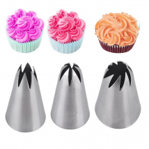 1pcs Rose Pastry Nozzles Cake Decorating Tools Flower Icing Piping Nozzle Cream Cupcake Tips Baking Accessories #1M 2D 336