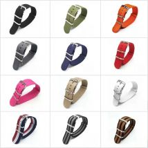 Sport Nylon Watch Band for Women&Men Watch Strap 18mm 20mm 22mm Army Sport Strap Fabric Nylon Watchband Buckle Belt